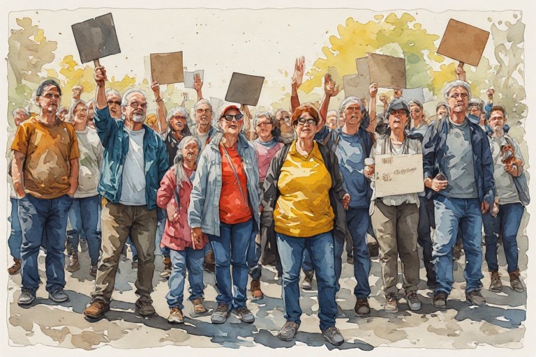 Why So Many Boomers Joined the Weekend Protests — And Why It Matters 1 Boomers at No Kings Protest