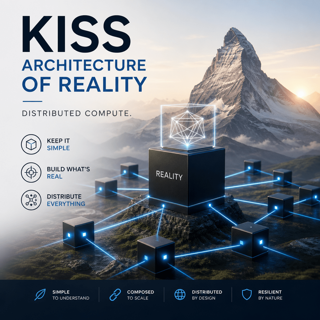 KISS Architecture of Reality and Distributed Biological Compute 3 KISS Architecture of Reality and Distributed Biological Compute
