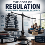 Education: The Cost of Regulation and the Loss of Local Authority 3 Scales balancing heavy education regulations against limited local authority resources and opportunities