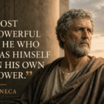 The Highest Bond: Self-Governance, the Private Oath, and the Foundations of Liberty 5 Seneca Quote—Most powerful is he who has himsef as his own master.