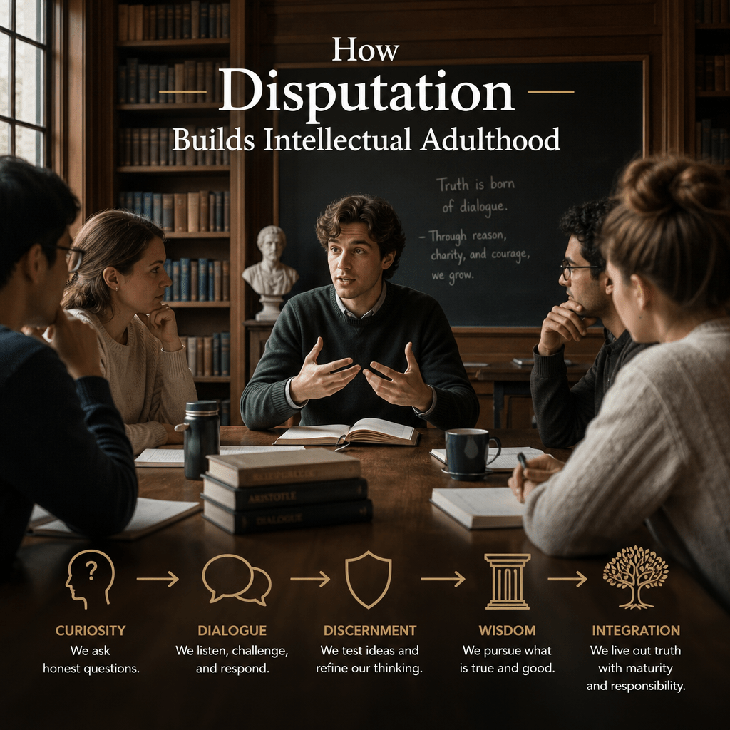 disputation illustration