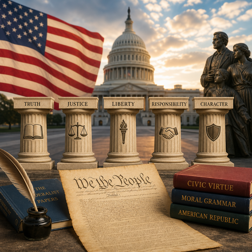 American Republic Moral Grammar: 7 Powerful Lessons for a Hopeful Republic 3 Illustration only