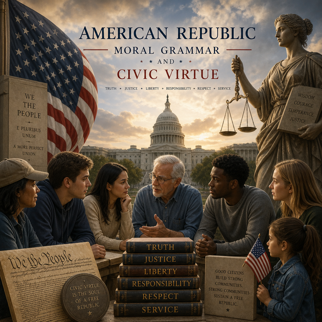 American Republic Moral Grammar: 7 Powerful Lessons for a Hopeful Republic 4 Illustration only