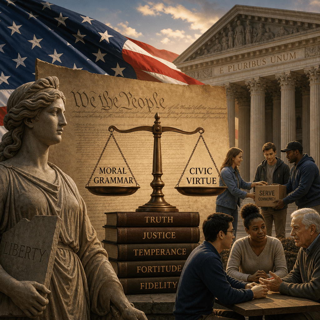 American Republic Moral Grammar: 7 Powerful Lessons for a Hopeful Republic 5 Additional Illustration of American Republic Moral Grammar and Civic Virtue