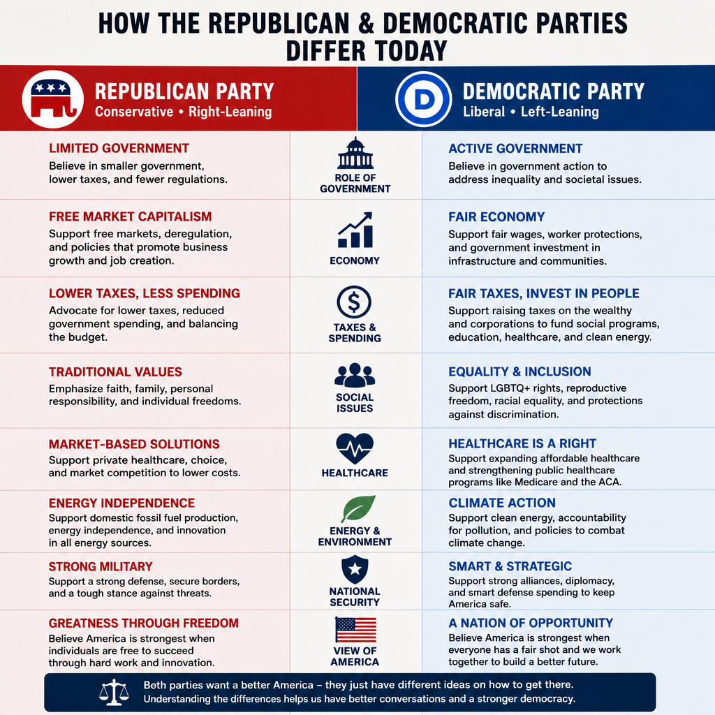 Party Platforms: 7 Incredible Insights on Change and... 4 an image on how the republican and democratic part 1790719661