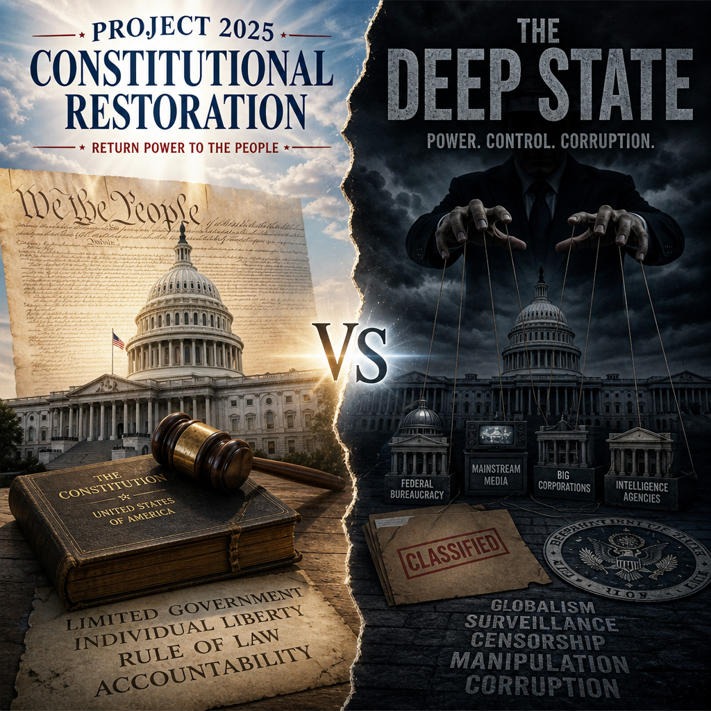 Project 2025 constitutional restoration: Powerful Case Against the Deep State 5 project 2025 constitutional restoration vs the deep state im 1790710777