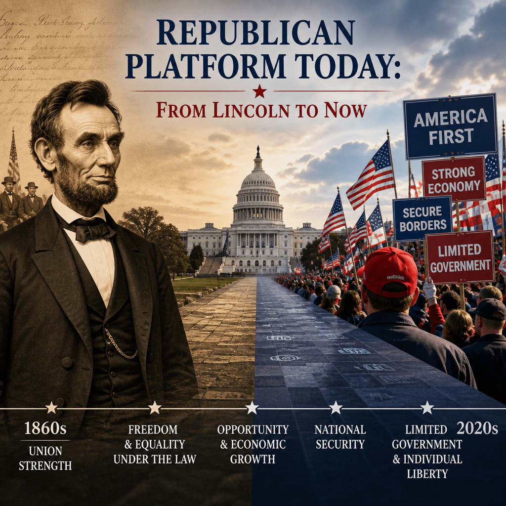 Additional Illustration of Republican Platform Today: From Lincoln to Now