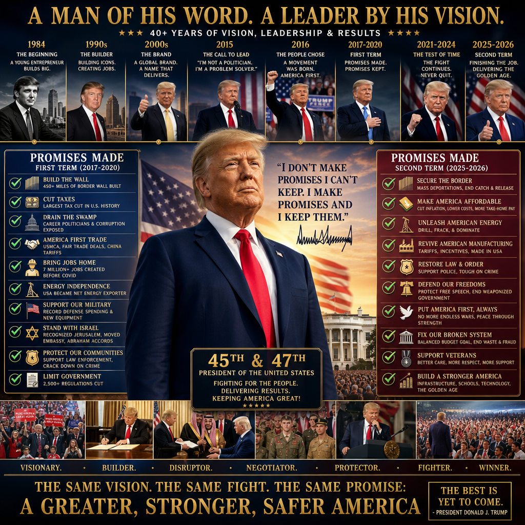 The Escalator and the Unwavering Principle: Seven Reasons Why Americans Chose Trump, and Why They Still Do 17 Promises Made, Promises Kept