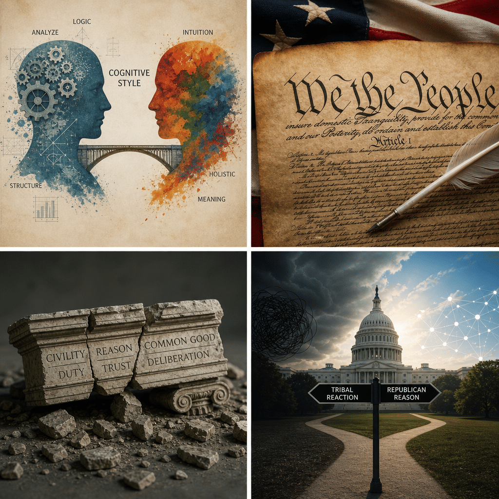 Cognitive Style and the American Republic’s Lost Grammar 3 Additional Illustration of Cognitive Style and the American Republic’s Lost Grammar
